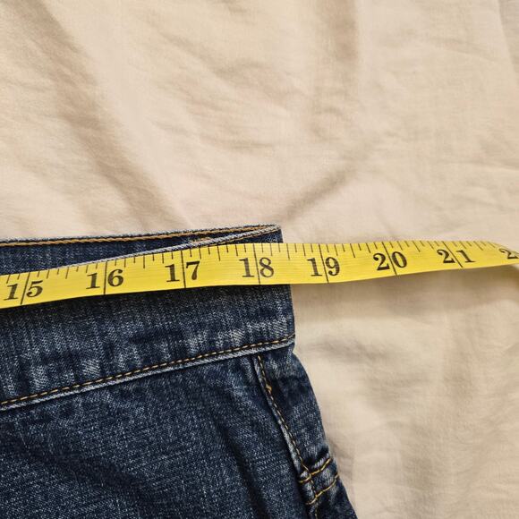 Vtg PJL Industries UK W11 Jeans Size 36x33 Medium Wash Blue Denim Baggy Fit - Picture 9 of 14